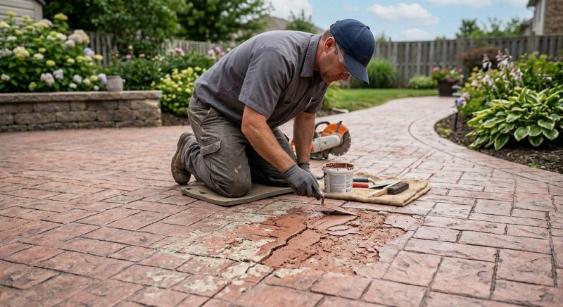 Decorative Concrete Repair in Temecula, CA